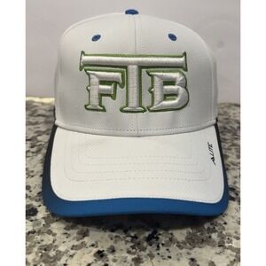 FTB Florida Travel Ball Green Teal Embroidered Logo Baseball Cap Adjustable NWOT